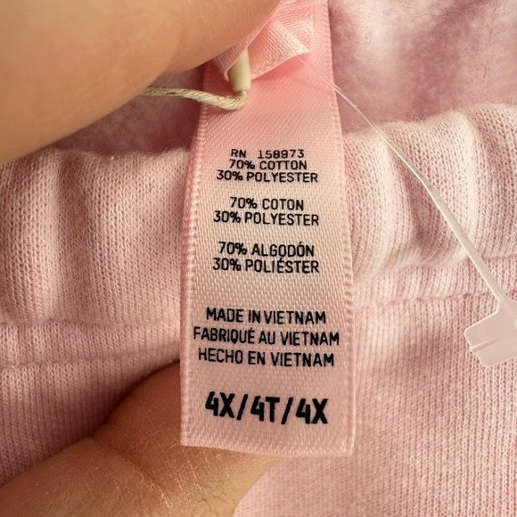 SKIMS Classic Jogger Cherry Blossom Pink Lounge Pant 2X Plus Size Sweatpants NWT - Picture 8 of 12